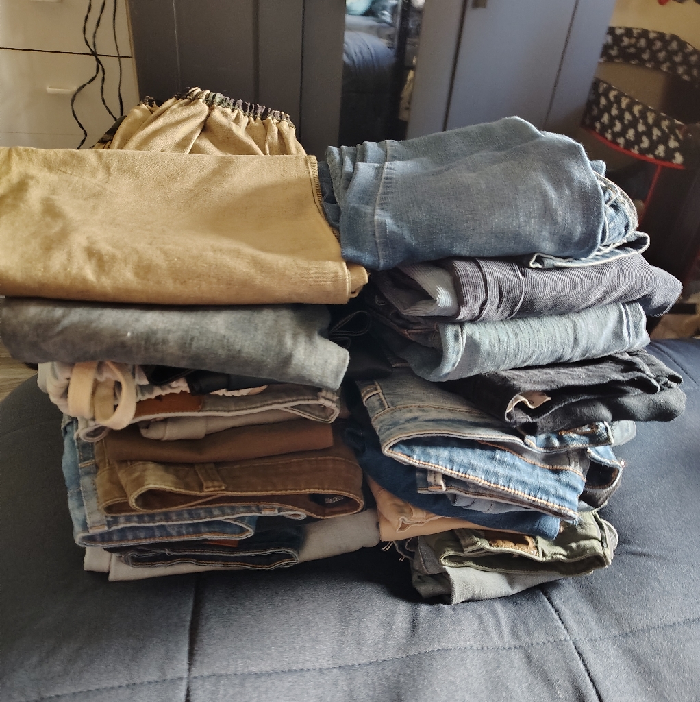 Assorted Denim And Casual Pants Collection
